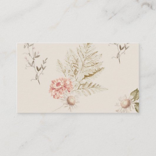 Elegant herfst Datumnachtideeën. Datum plaatsing o Informatiekaartje (Achterkant)