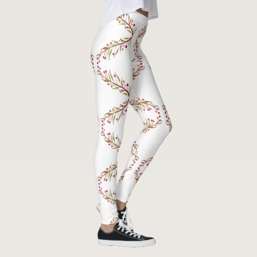 Elegant Herfst Design Aangepaste Leggings (Rechts)