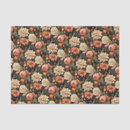 Elegant Herfst Floral Tissuepapier