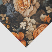 Elegant Herfst Floral Tissuepapier (Detail)