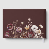 Elegant Herfst Floral Wedding Gastenboek (Achterkant)