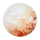 Elegant Herfst gebladerte Custom Snijplank (Voorkant)