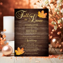 Elegant HERFST in LOVE Rustic Wood Wedding