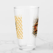 Elegant Herfst Love Pumpkin Glas (Rechts)