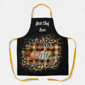 Elegant Herfst Love Pumpkin Schort (Voorkant)