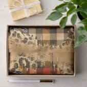 Elegant Herfst Love Pumpkin Tissuepapier (Geschenk)