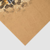 Elegant Herfst Love Pumpkin Tissuepapier (Detail)