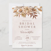 Elegant Herfst Modern Vrijgezellenfeest Kaart (Voorkant)