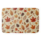 Elegant Herfst patroon Badmat (Voorkant)