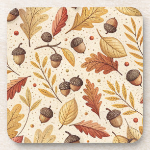 Elegant Herfst patroon Bier Onderzetter