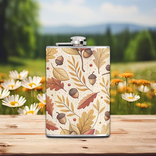 Elegant Herfst patroon Heupfles