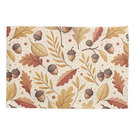 Elegant Herfst patroon Kussensloop (Achterkant)