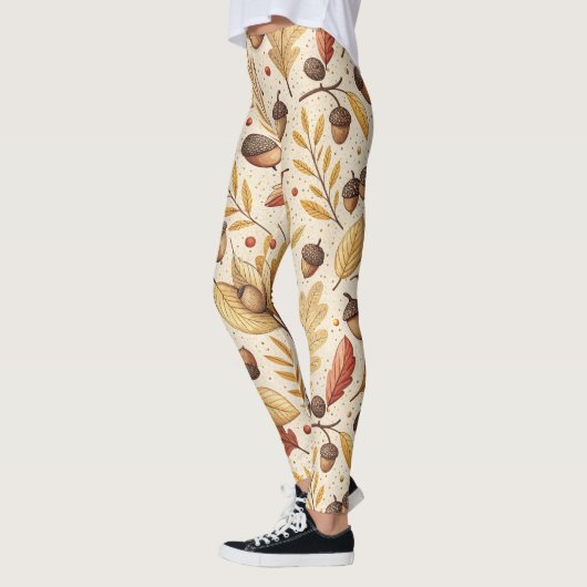 Elegant Herfst patroon Leggings (Links)