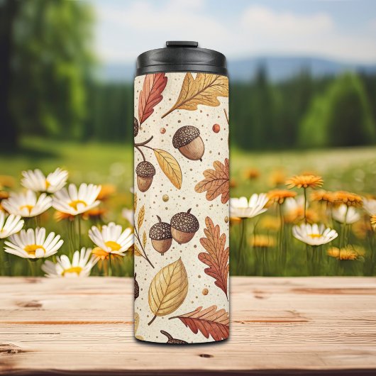 Elegant Herfst patroon Thermosbeker