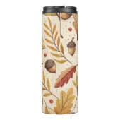 Elegant Herfst patroon Thermosbeker (Achterkant)