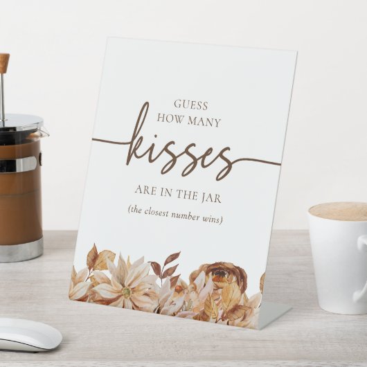 Elegant Herfst Pedestal Sign Reclamebord Met Voetstuk (Insitu)