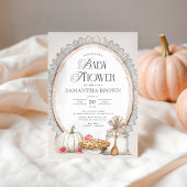 Elegant Herfst rustiek Baby shower Kaart