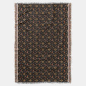 Elegant Herfst teckel patroon: herfstbloei Deken (Voorkant Verticaal)