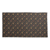 Elegant Herfst teckel patroon: herfstbloei Kussensloop (Achterkant-Links)