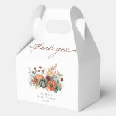 Elegant Herfst Vrijgezellenfeest Bedankdoosjes (Achterkant)