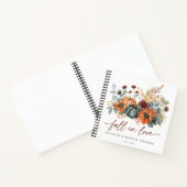 Elegant Herfst Vrijgezellenfeest gastenboek Notitieboek (Binnen)