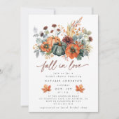 Elegant Herfst Vrijgezellenfeest Kaart (Voorkant)