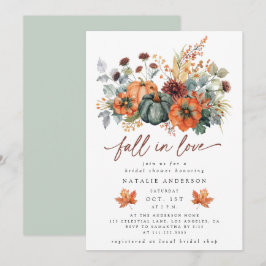 Elegant Herfst Vrijgezellenfeest Kaart