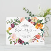 Elegant Herfst Vrijgezellenfeest Kaart (Staand voorkant)