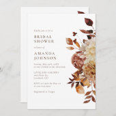 Elegant Herfst Vrijgezellenfeest Kaart (Voorkant / Achterkant)