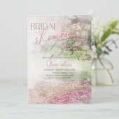 Elegant Herfst Vrijgezellenfeest - Paarse Bloemen  Kaart (Staand voorkant)