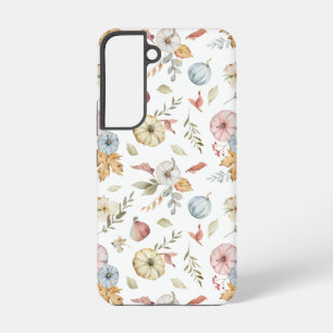 Elegant herfst waterverfpatroon samsung galaxy hoesje