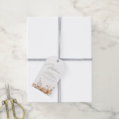 Elegant Herfst Wild Flowers Wedding Hotel Welkom Cadeaulabel (Met Touw)