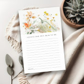 Elegant Herfst Wildflower Pompoen Baby shower Advi