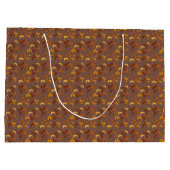 Elegant herfstblad groot cadeauzakje (Achterkant)