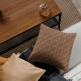 Elegant herfstblad kussen