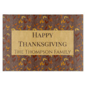 Elegant herfstblad snijplank (Voorkant)