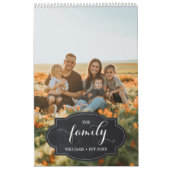 Elegant herinneringen voor aangepaste multi-foto's kalender (Hoes)