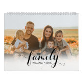 Elegant herinneringen voor aangepaste multi-foto's kalender (Hoes)