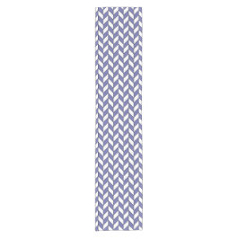 Elegant Herringbone Chevron Pattern Korte Tafelloper