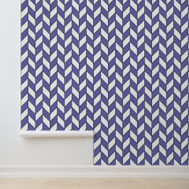 Elegant herringbone-chevronpatroon behang