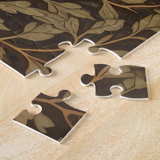 Elegant hert in eikenboombos legpuzzel (Zijkant)