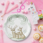 Elegant  hert papieren bordje (Feest)