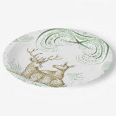 Elegant  hert papieren bordje (Gekanteld)