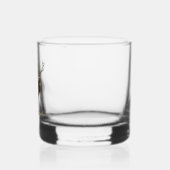 Elegant herten jagen hertengewei eigen naam whisky glas (Links)