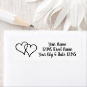 Elegant het adresetiketten van het het terugkeerad etiket (Insitu)