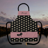 Elegant "Het draait allemaal om gouden harten" Apr Schort