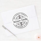 Elegant het Etiket van het Adres van de Terugkeer (Envelop)