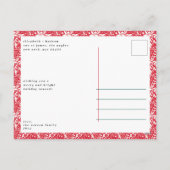 elegant | Het is een prachtig leven | Kerstfoto Feestdagenkaart (Achterkant)