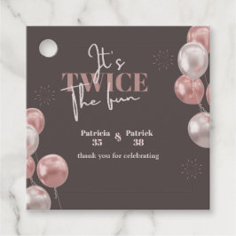 Elegant Het is een Twee keer zo leuke gezamenlijke Bedankjes Labels