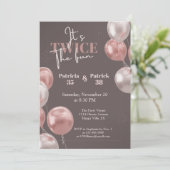 Elegant Het is een Twee keer zo leuke gezamenlijke Kaart (Staand voorkant)